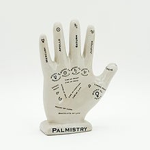 Inch palmistry hand ceramic - 12,