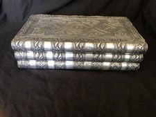 Vintage Indian Bangle Jewellery Box silver coloured metal covering