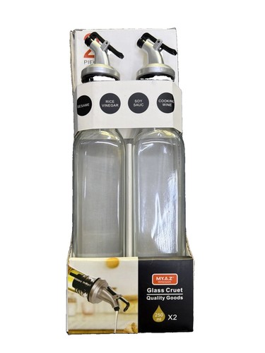 Glass cruet set two - glass, ml