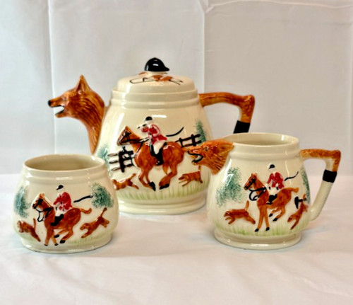 Vintage portland pottery - portland, fox