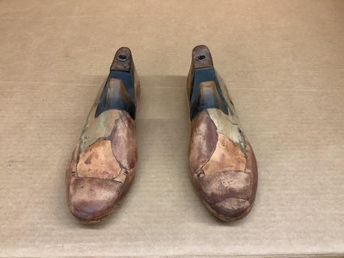 Vintage wooden shoe lasts - wooden,