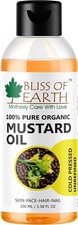 100% Pure Organic Mustard Oil