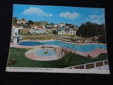 The Heated Swimming Pool Merton Hotel Jersey Postcard St Helier - 109441