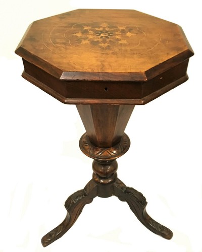 Antique sewing table - sewing, (1840-60)