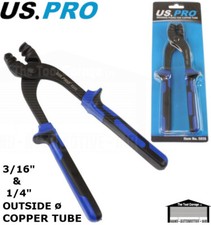 US PRO Tools Brake Pipe Bending Pliers For Copper Tube 3/16" & 1/4", 5858