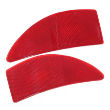 1 Pair Rear Bumper Reflector Light Lens Red Fits For Lexus IS250 IS350 2006-2013