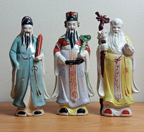 Set porcelain statues - set, 3