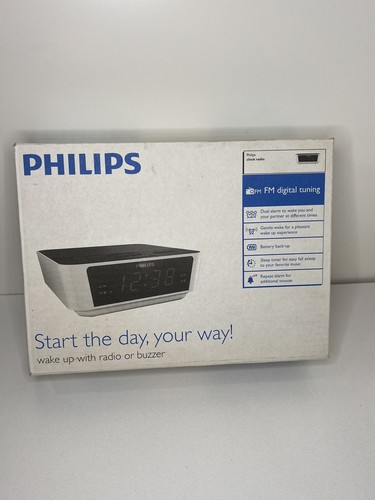 Philips clock radio with - philips,