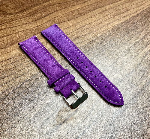 Royal purple white stitch - purple,
