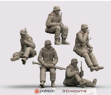 German WW2 Soldiers Scale full
