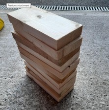 Wood Off Cuts Timber Arts & Crafts pack of 10. 