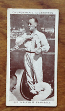 1939 Churchman Cigarettes Kings of Speed - Sir Malcolm Campbell No 13.