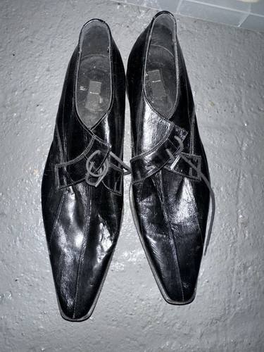 Men black leather sand - men's,
