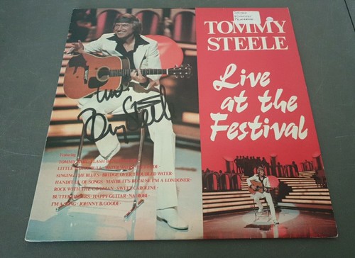 Tommy steele autographed - tommy,