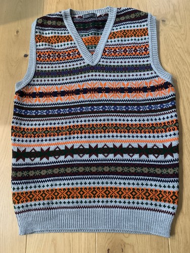 Men fair isle sleeveless - fair,