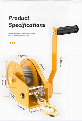 1200lbs heavy duty - duty, crank