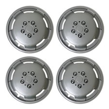Milenco 16" Motorhome Wheel Trims Silver Pack of 4