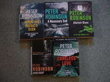 Peter Robinson 5 Paperback Book Bundle Job lot DCI Banks Mystery Crime