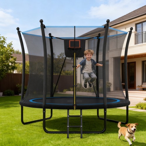 8ft trampoline with safety - 8ft,