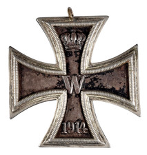 Original World War One 1914 German Iron Cross Sodliers Bravery Gallantry Medal