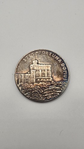 1935 silver medallion george - silver,
