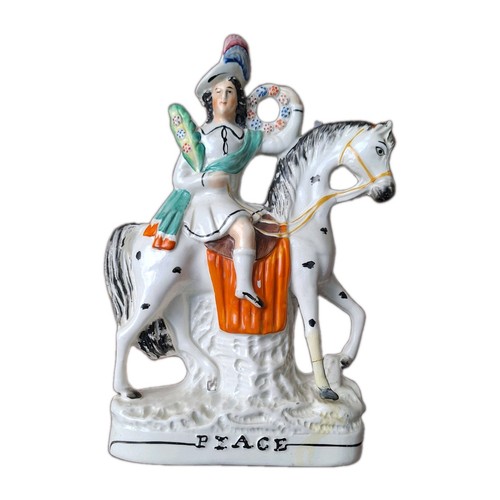 Staffordshire figure peace - staffordshire,