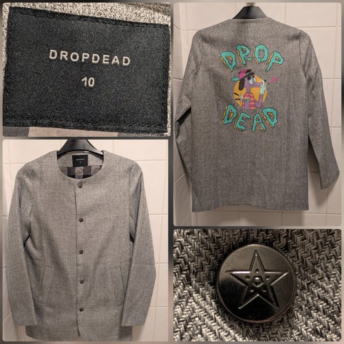 Drop dead clothing grey - drop,