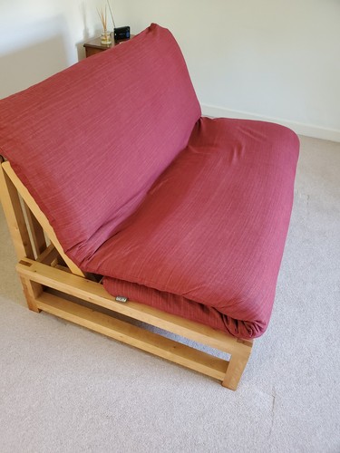 Wooden futon sofa bed - futon,