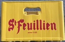 St Feuillien Belgian  Plastic Beer Crate - Mancave Lager