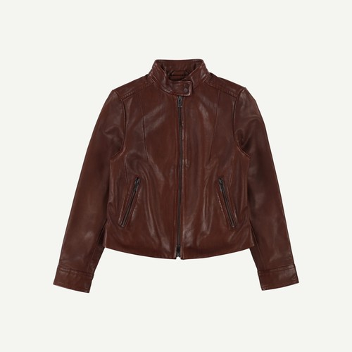 Reiss womens burgundy leather - womens,