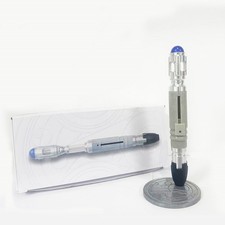 Doctor Who Master 10th Metal Sonic Screwdriver Scalable LED Prop Replica Gift