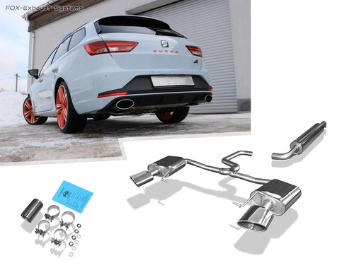 Stainless duplex sport exhaust - stainless,