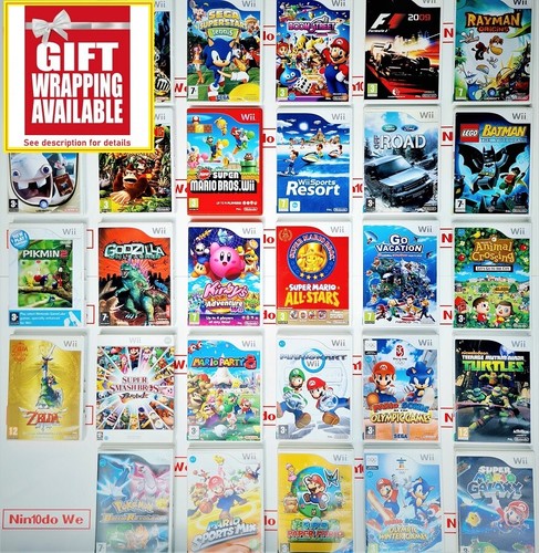 Nintendo wii games z - |, n