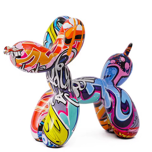 Graffiti balloon dog pop art - balloon,