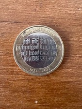 King james bible 2 pound coin