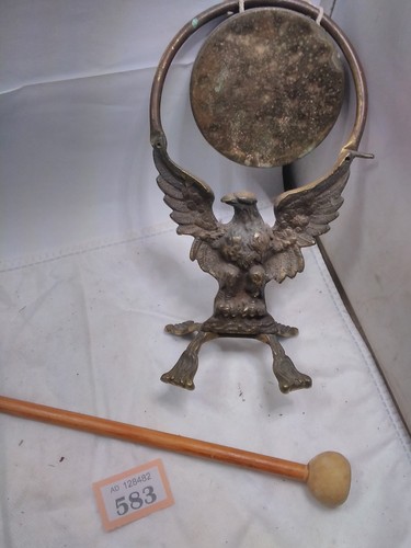 Brass eagle gong - brass,