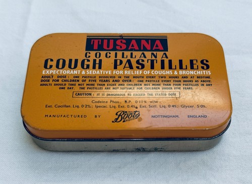 Vintage boots cough pastille - cough,