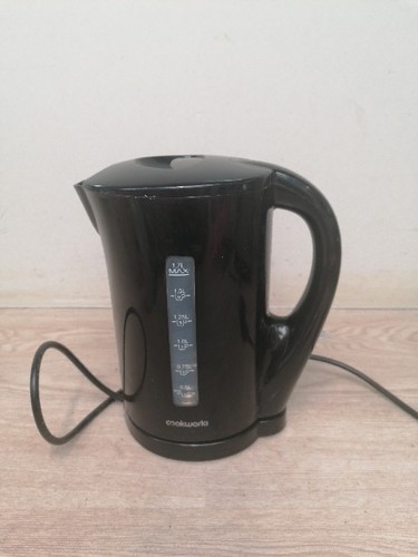 Cookworks kettle black - 1.7l,