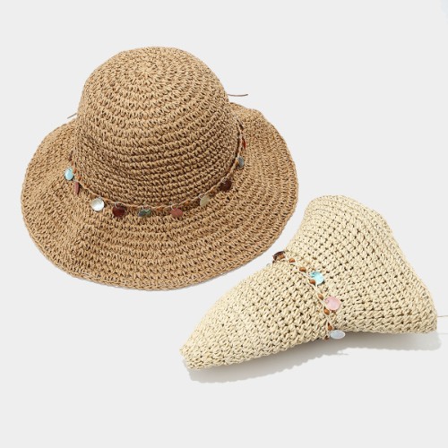 Boho crochet straw - boho,