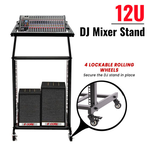 12u mobile booth desk - 12u, dj