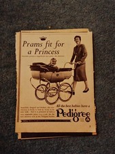  Sk107 Ephemera 1952 Folded Advert Pedigree Prams