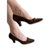 50s Delman VTG Brown Suede