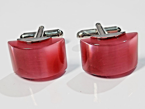 Cufflinks steel platinum - steel,