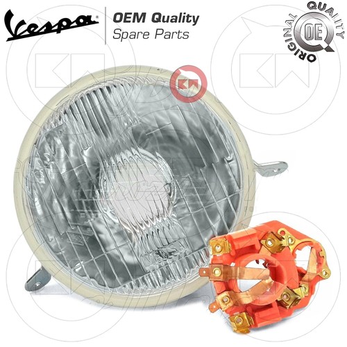 Front light with lamp holder - front,