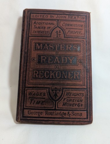Masters ready reckoner - masters',
