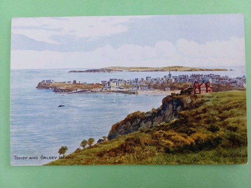 Post card salmon - post,