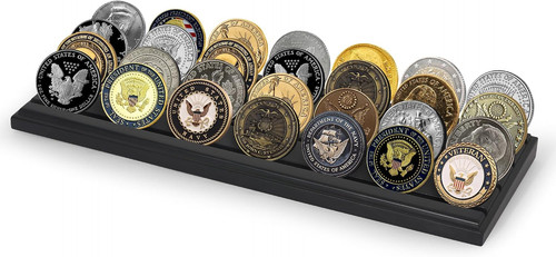 12x4 challenge coin display - challenge,