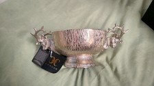 Silver stag punch bowl - , /