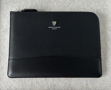 Aspinal Of London Mini City Folio in Black Saffiano