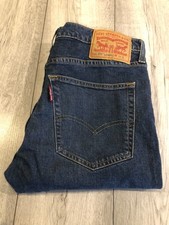 MENS LEVIS  512 LO BALL STRETCH JEANS 34 inch WAIST X 28 inch LEG BLACK